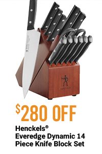 Henckels Everedge Dynamic 14 Piece Knife Block Set