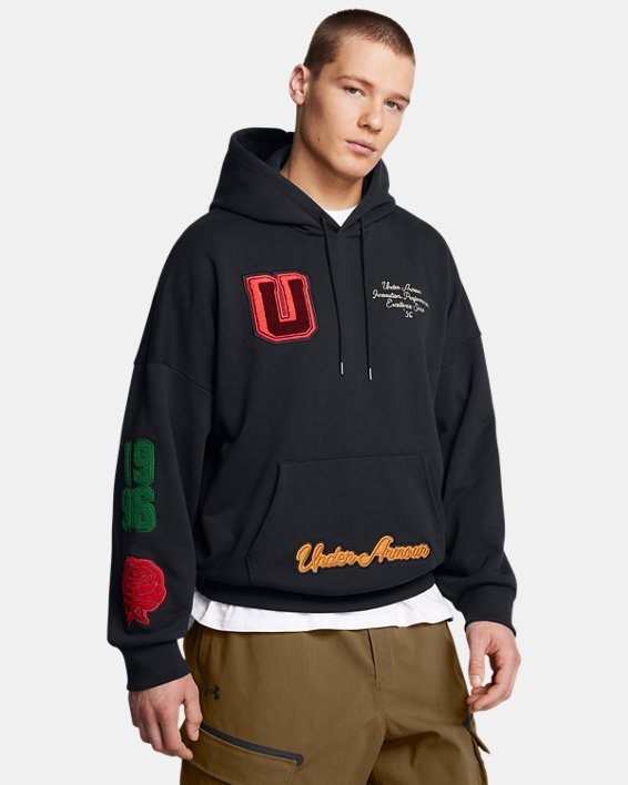 Men's UA Icon Heavyweight Terry Armour U Oversized Hoodie