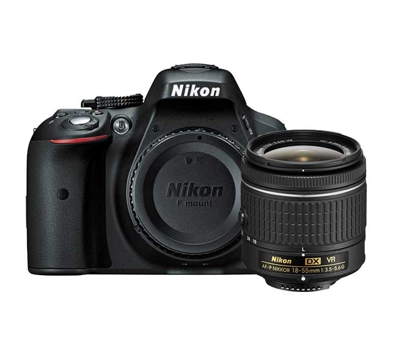 Nikon D5300 Black with AF-P DX 18-55mm VR Lens