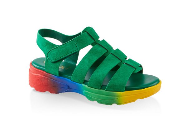 Caged Sporty Platform Sandals