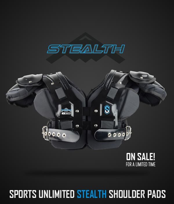 Sports Unlimited Stealth Shoulder Pads