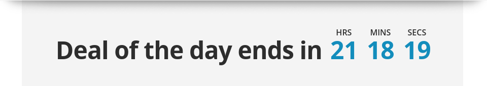 Timer Cyber Monday Deal of the day