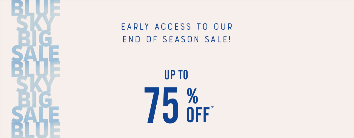 Up to 75% Off!