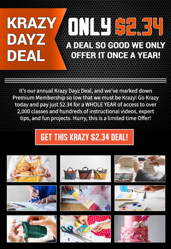 Krazy Dayz Deal!