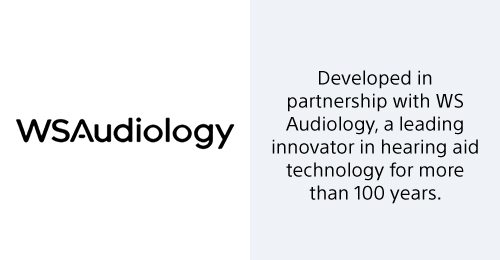 Developed in partnership with WS Audiology, a leading innovator in hearing aid technology for more than 100 years.