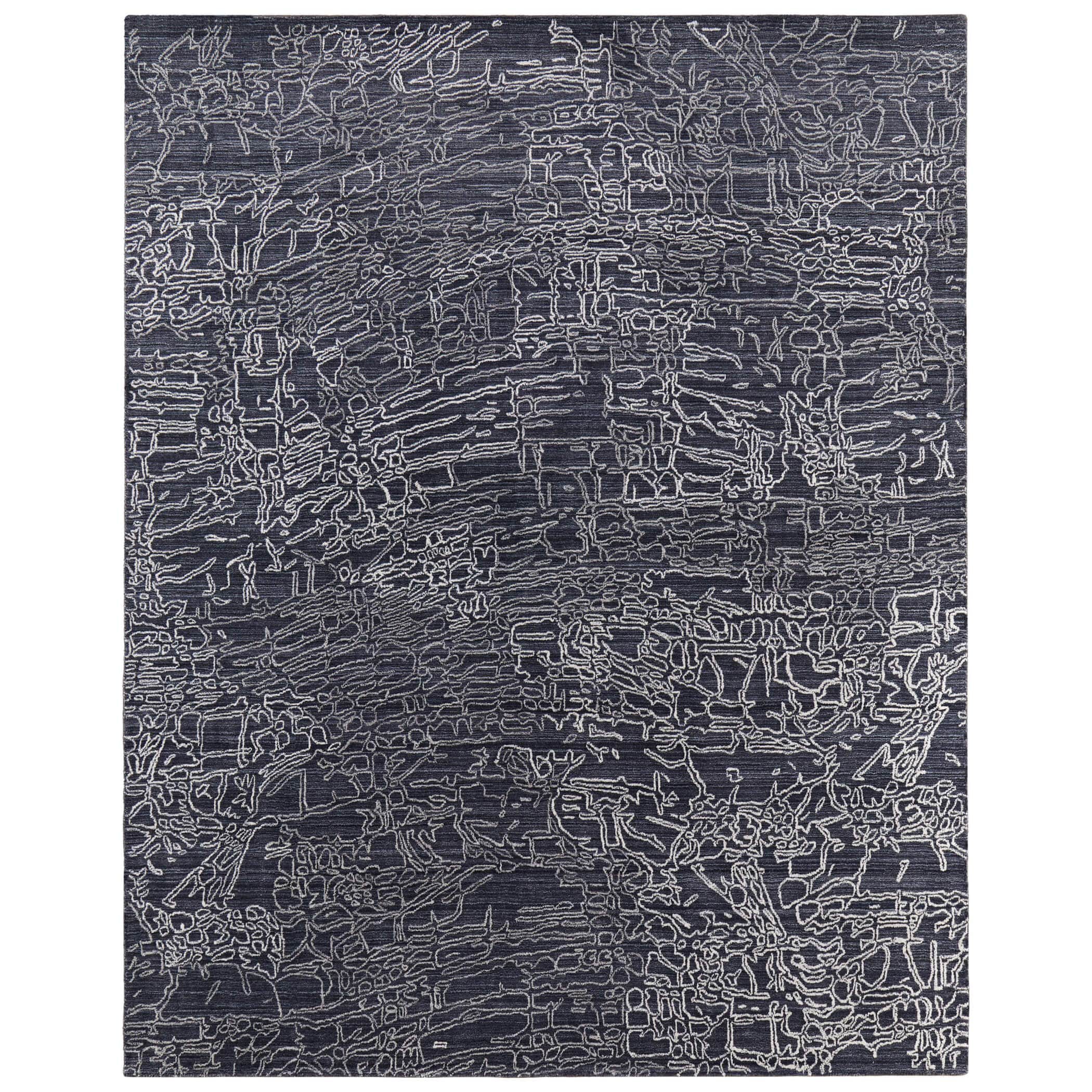 Image of Feizy Rug Whitton 8891F, Navy/Ivory