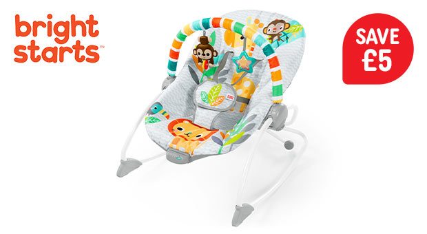 Bright Starts Infant to Toddler Rocker - Safari Blast