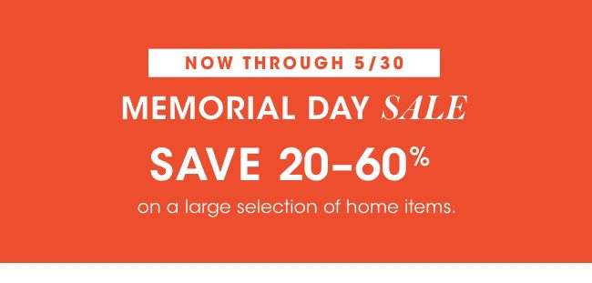 Memorial Day Sale