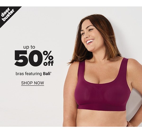 up to 50% off Select Bras featuring Bali - Shop Now