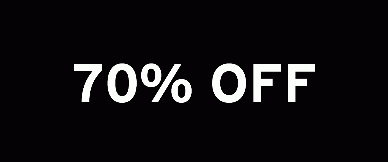 Up to 70% Off