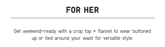 SUBHEAD1 - FOR HER