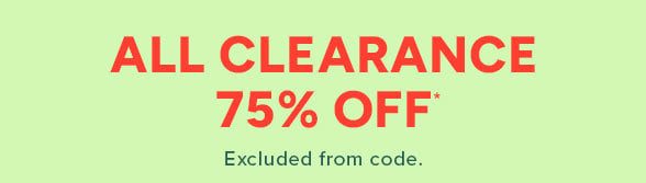 75% off Clearance