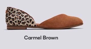 Carmel Brown Suede Leopard Women's Julie D'Orsay Flats