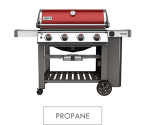 Liquid propane gas grills