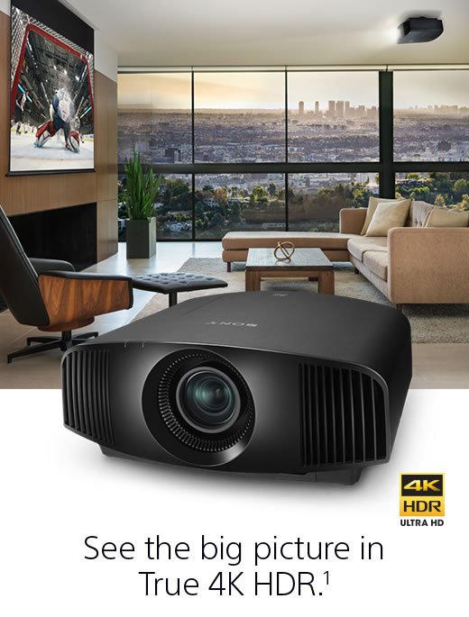 VW295ES 4K HDR Home Theater Projector | See the big picture in True 4K HDR.(1)