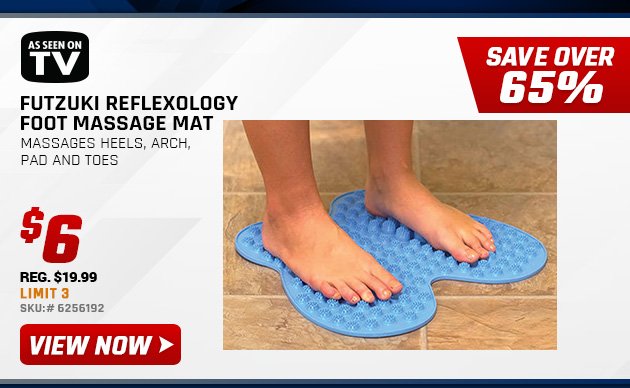 As Seen on TV Futzuki Reflexology Foot Massage Mat