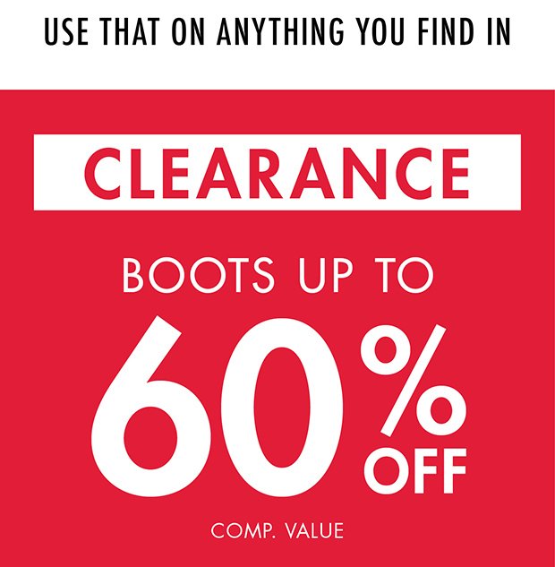 CLEARANCE