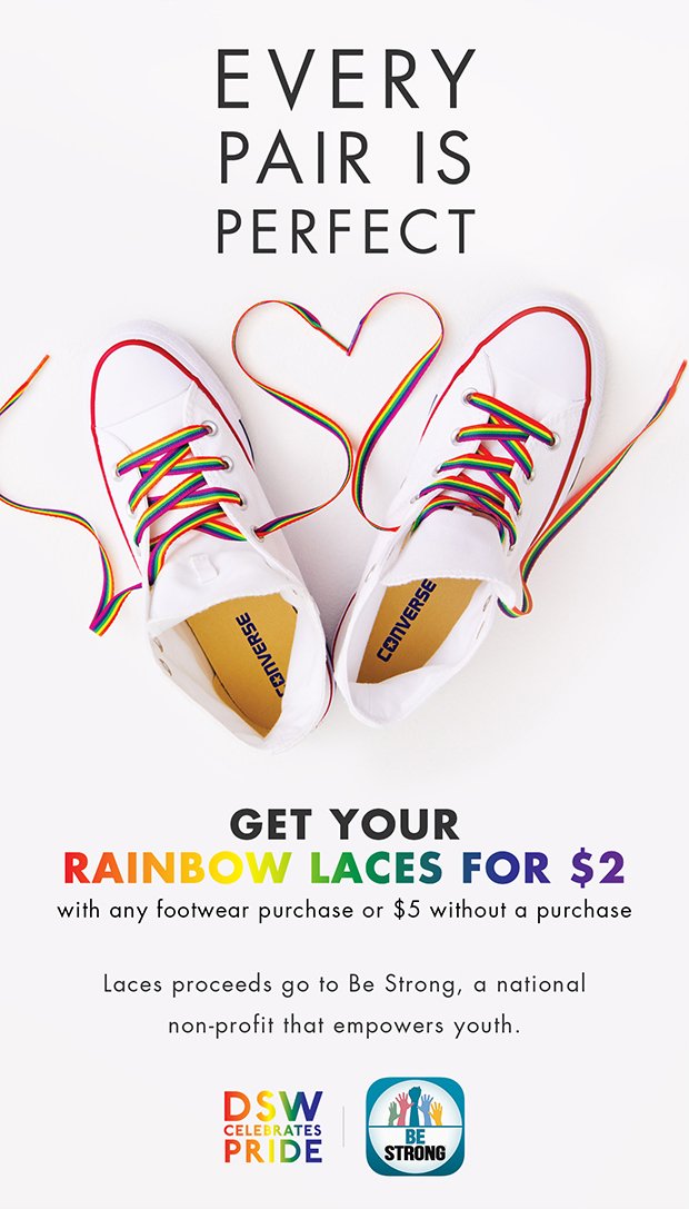 EVERY PAIR IS PERFECT | GET YOUR RAINBOW LACES FOR $2