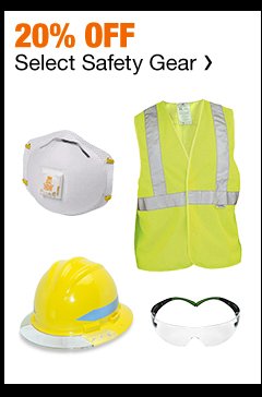 20% off select safety gear