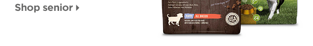 Shop senior dog food >