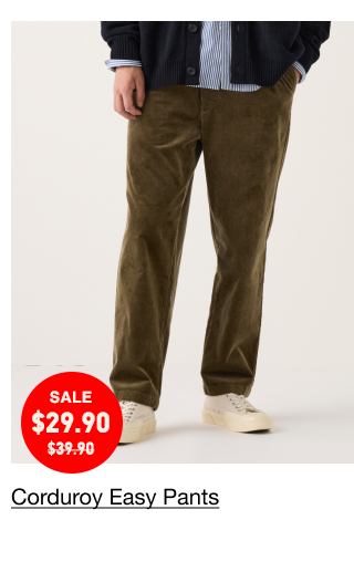 PDP8 - MEN CORDUROY EASY PANTS