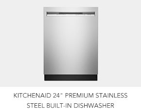 Shop KitchenAid 24 Premium Stainless Steel Built-In Dishwasher