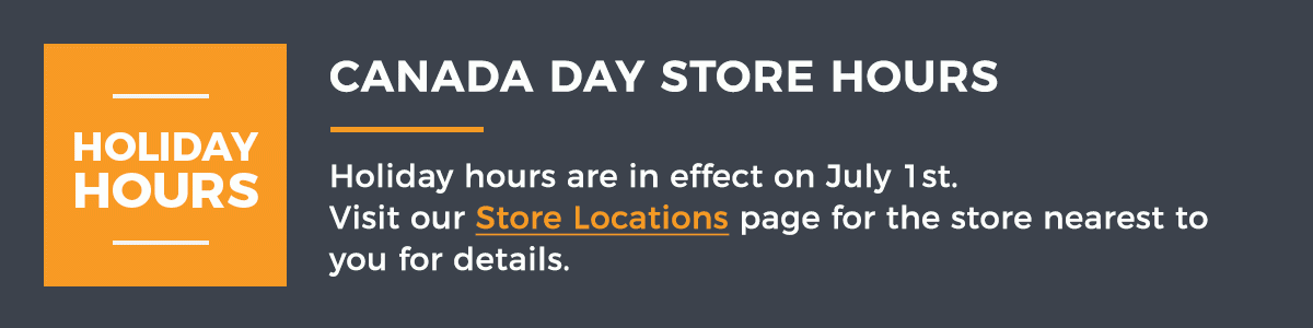Canada Day Store Hours