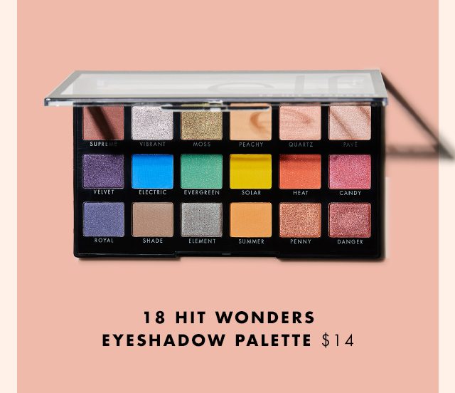 18 Hit Wonders Eyeshadow Palette