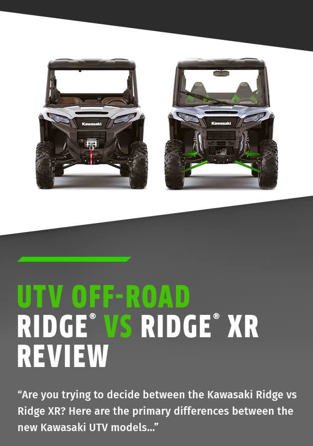 UTV OFF-ROAD - RIDGE® VS RIDGE® XR REVIEW