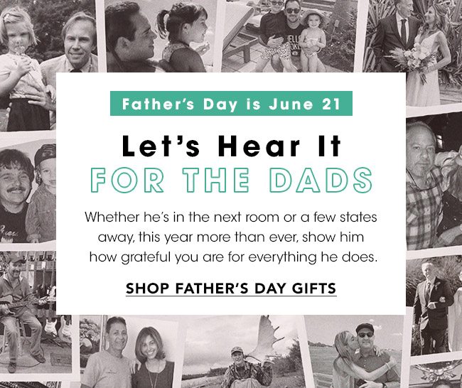 SHOP FATHER'S DAY GIFTS