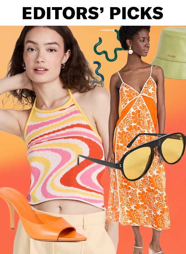 Ring in warmer days with skin-baring silhouettes, sparks of neon & more pieces that pop. 
