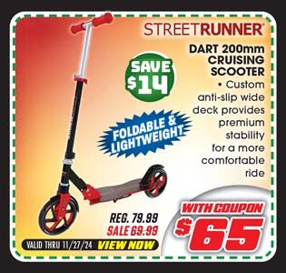 Street Runner Dart 200mm Cruising Scooter