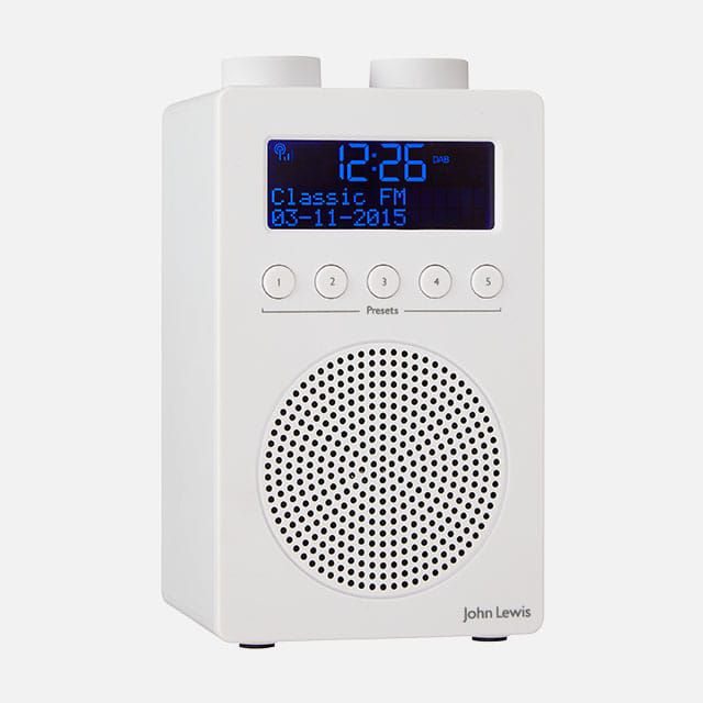 John Lewis & Partners Spectrum Solo Portable DAB+/FM Digital Radio