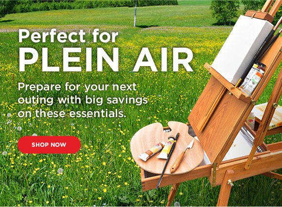Perfect for Plein Air - Prepare for your next outing with big savings on these essentials.