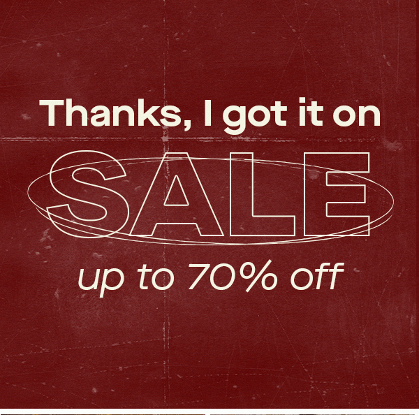 THANKS, I GOT IT ON SALE UP TO 70% OFF