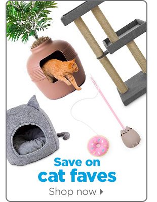 Save on cat faves. Shop now.