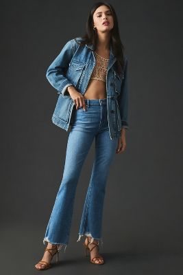 Paige Claudine High-Rise Crop Flare Jeans?
