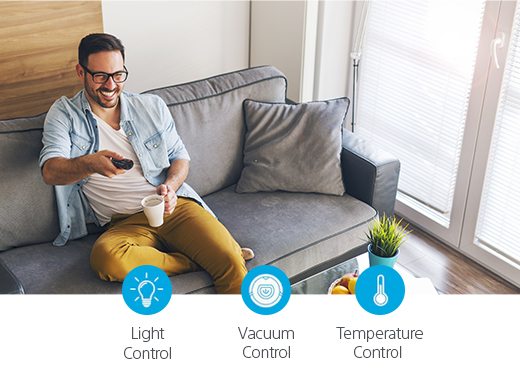  Sit back and relax, Google will take it from here | Light Control | Vacuum Control | Temperature Control