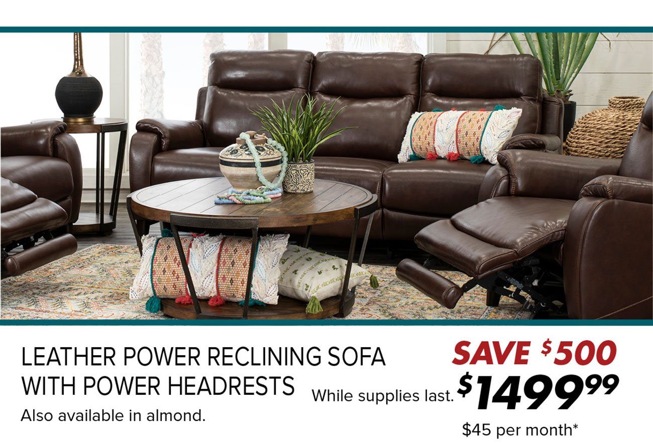 Leather-power-reclining-sofa