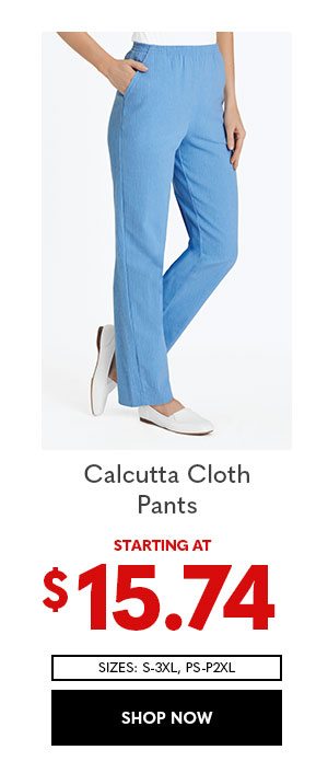 Calcutta Cloth Pants $15.74