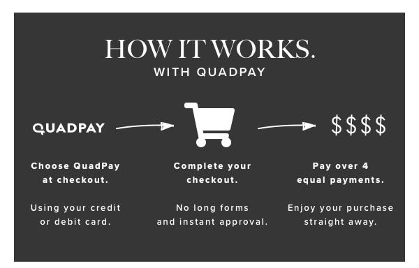 We've partnered with QuadPay - UGG 