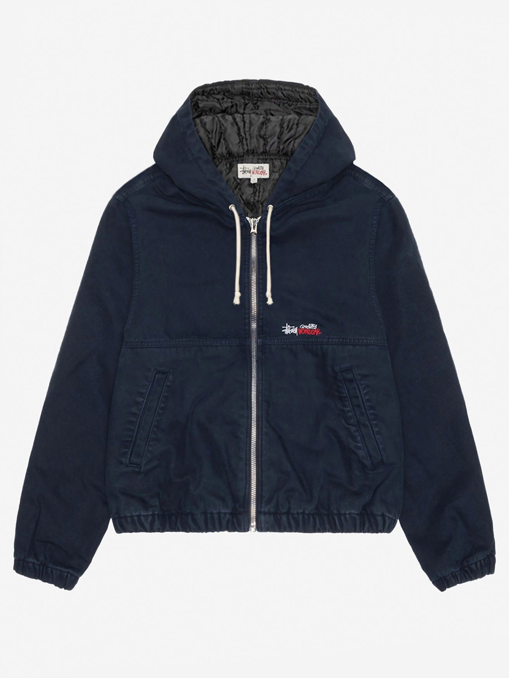 Image of Stussy Work Jacket Insulated Canvas W - Navy