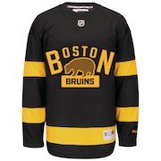 Men's Reebok Black Boston Bruins Alternate Premier Jersey
