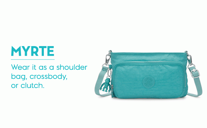 Myrte. Wear it as a shoulder bag, crossbody, or clutch. 