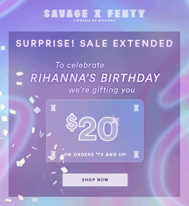 savage x fenty birthday gift