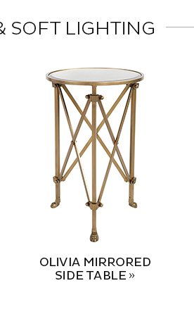 Olivia Mirrored Side Table