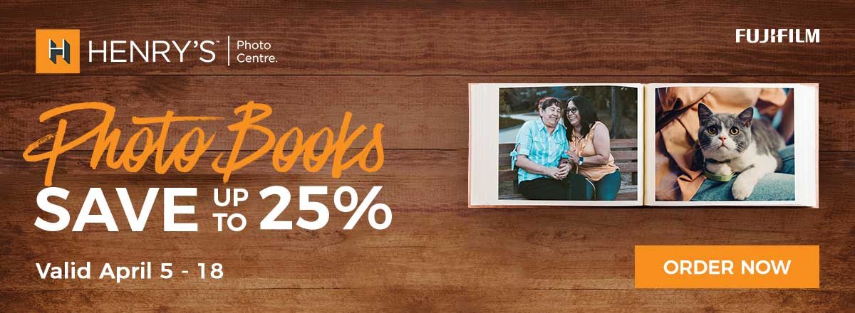 Henry's Photo Centre: Save up to 25% off Photo Books