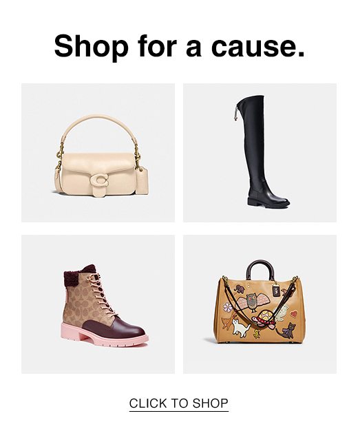 Shop for a Cause. CLICK TO SHOP