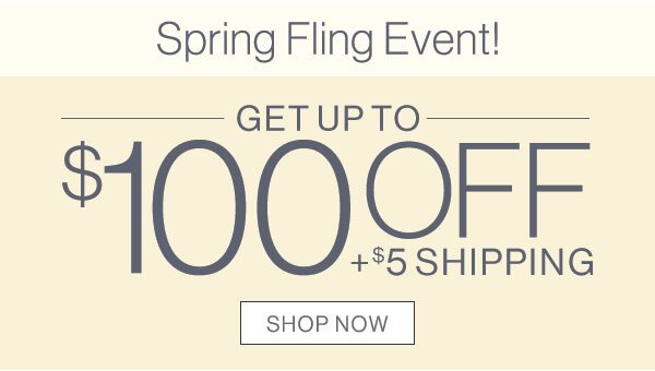 Up to $100 off shop now