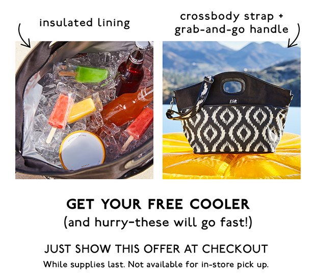 GET YOUR FREE COOLER